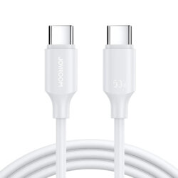 Cablu tip C Fast Charging JoyRoom, 60W, 0.25m, alb, S-CC060A9