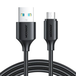 Cablu Micro-USB JoyRoom, 480Mbps, 2.4A, 1m, negru, S-UM018A9
