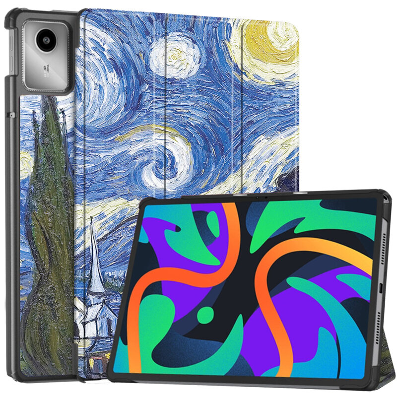 Husa Lenovo Tab M11 Techsuit FoldPro, Starry Night