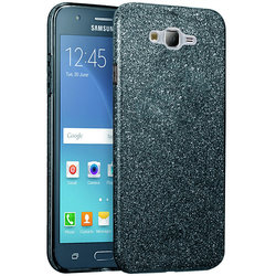 Husa Samsung Galaxy J5 J500 Color TPU Sclipici - Negru