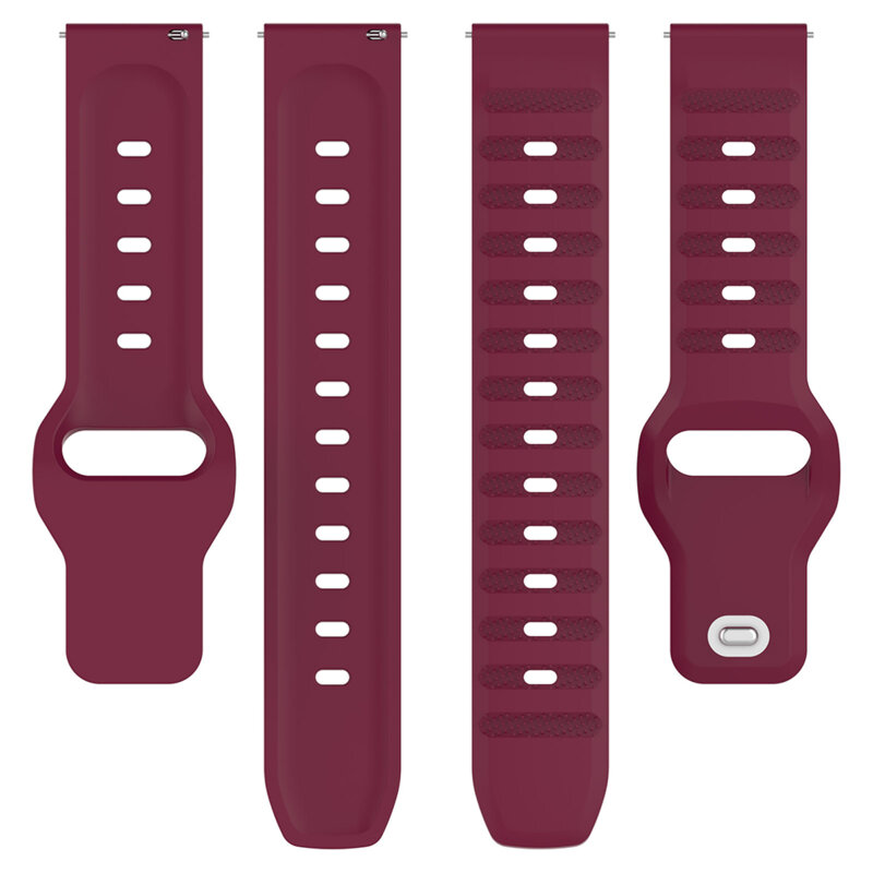 Curea Withings ScanWatch 42mm Techsuit, bordo, W050