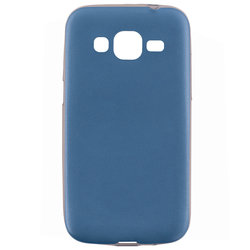 Husa Samsung Galaxy Core Prime G360 Jelly Leather - Albastru
