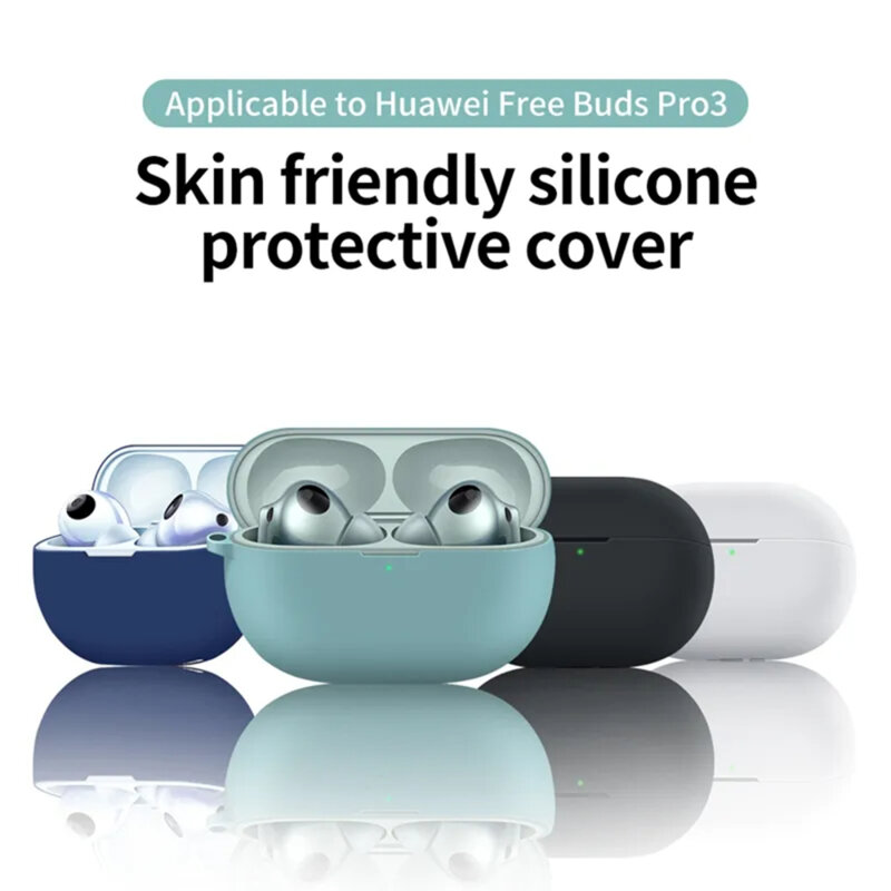 Husa Huawei FreeBuds Pro 3 Techsuit Silicone Case, negru