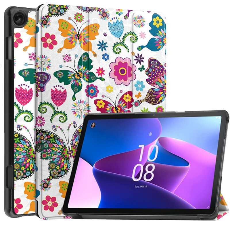 Husa Lenovo Tab M10 3rd Gen (TB328FU/TB328XU) Techsuit FoldPro, Butterfly