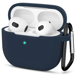 Husa Apple AirPods 3 Techsuit Silicone Case, bleumarin