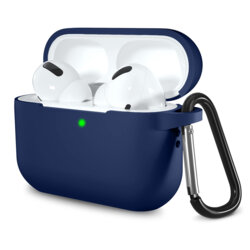 Husa Apple AirPods Pro 2 Techsuit Silicone Case, bleumarin