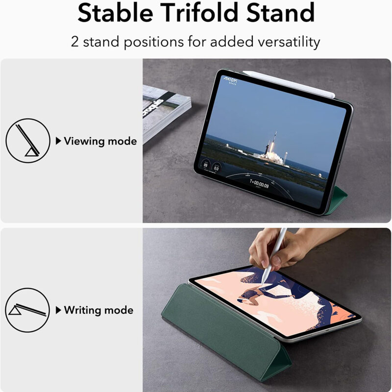 Husa iPad Air 11 (2024) ESR Rebound Magnetic, verde