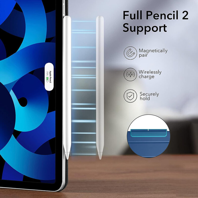 Husa iPad Air 11 (2024) ESR Rebound Magnetic, negru