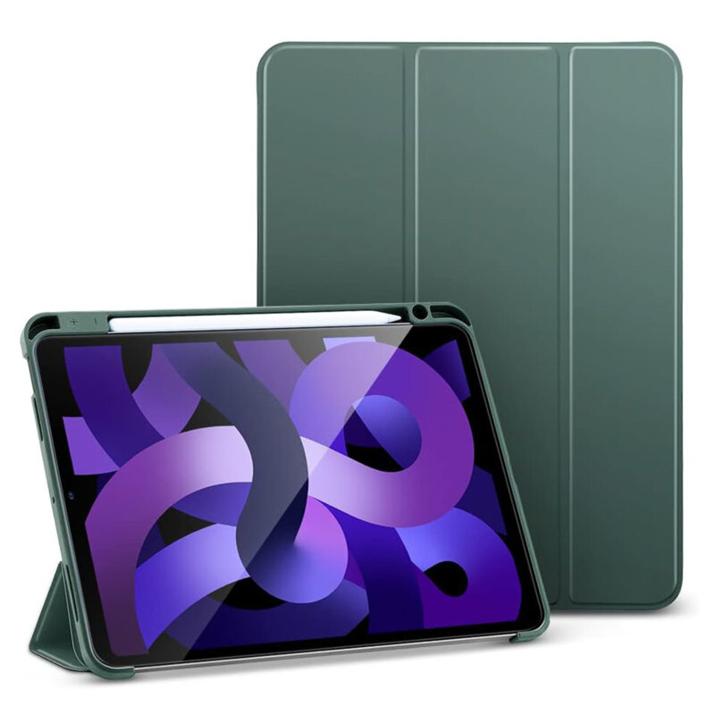 Husa iPad Air 11 (2024) ESR Rebound Pencil, verde