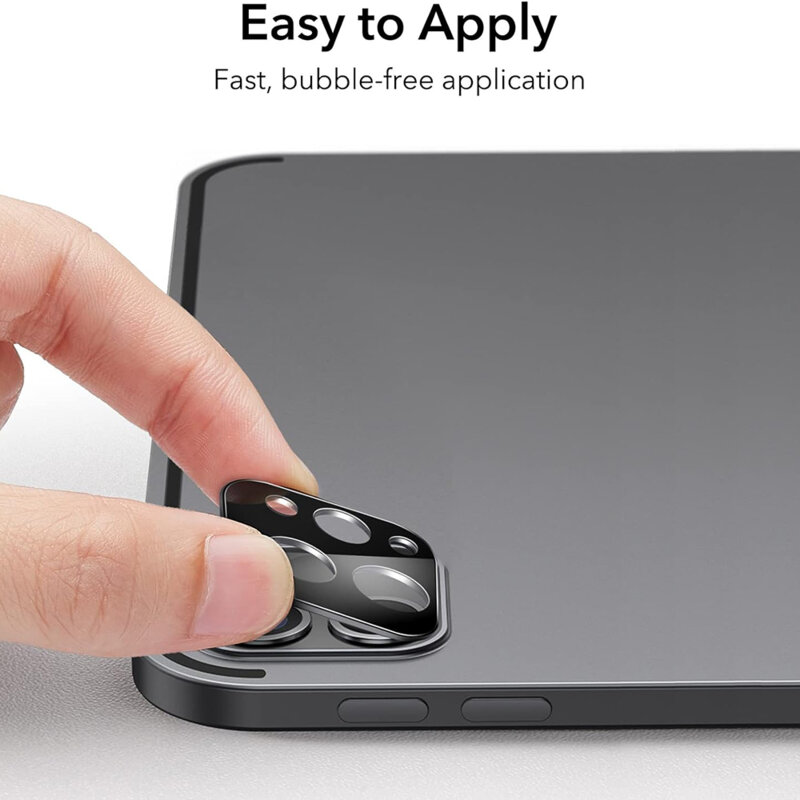 [Pachet 2x] Folie camera iPad Pro 11 (2024) ESR Camera Lens Protector, negru