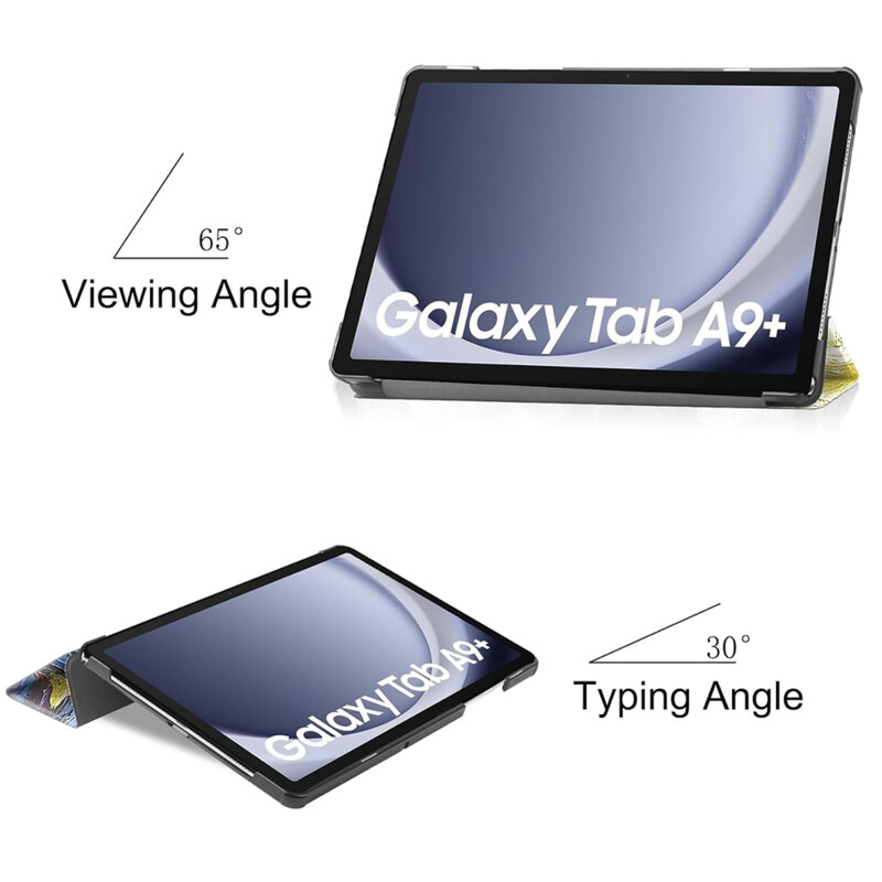 Husa Samsung Galaxy Tab A9 Plus Techsuit FoldPro, Starry Night