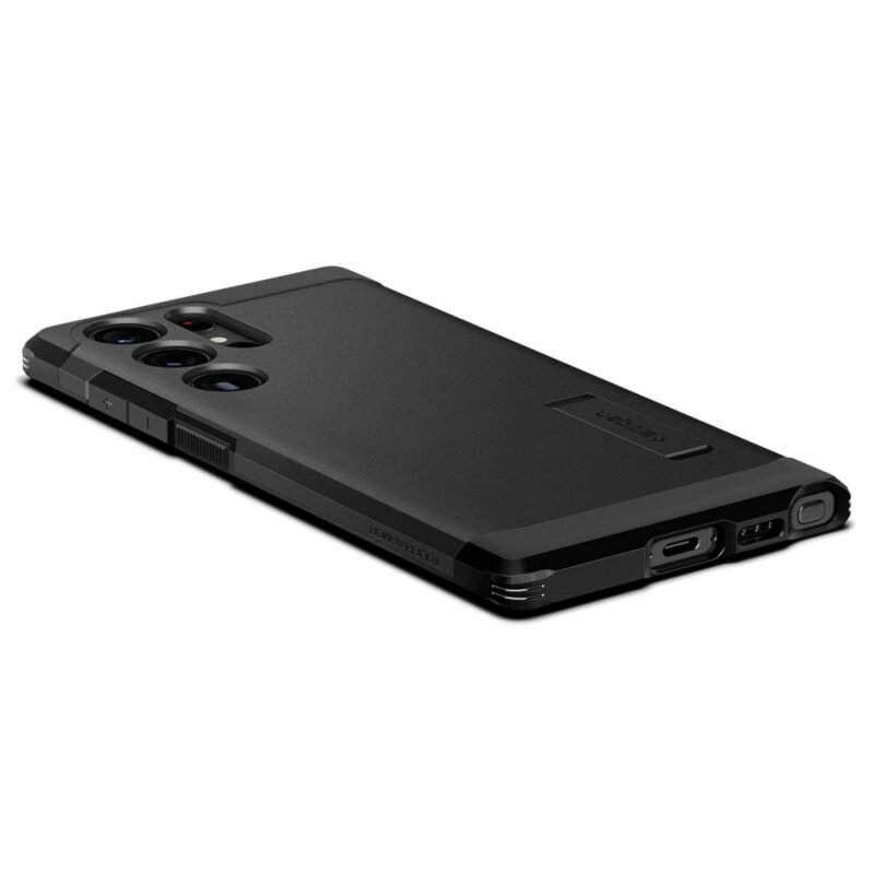 Husa Samsung Galaxy S23 Ultra Spigen Tough Armor, negru