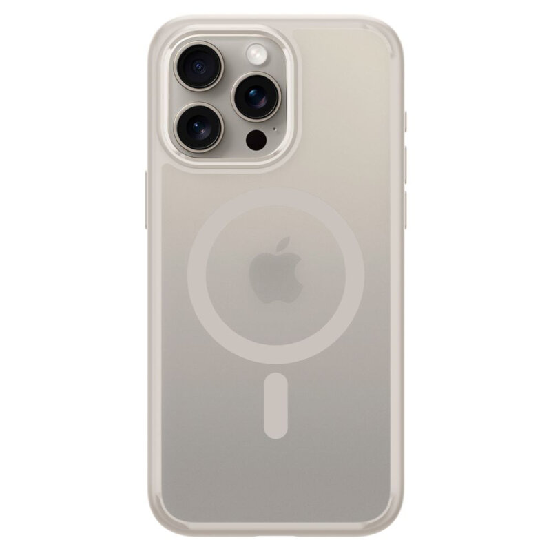 Husa iPhone 15 Pro Spigen Ultra Hybrid, natural mata