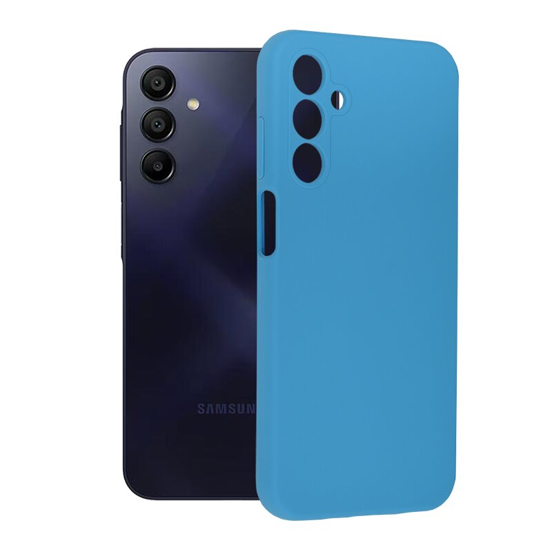 Husa Samsung Galaxy A15 4G Techsuit Soft Edge Silicone, albastru