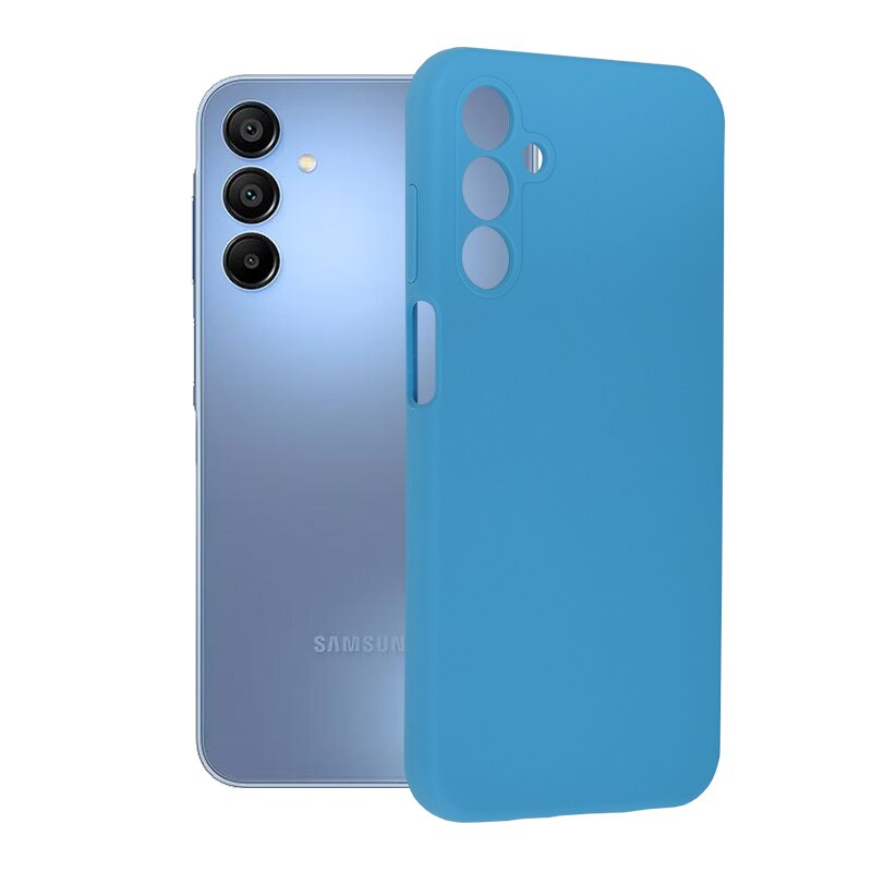 Husa Samsung Galaxy A15 5G Techsuit Soft Edge Silicone, albastru
