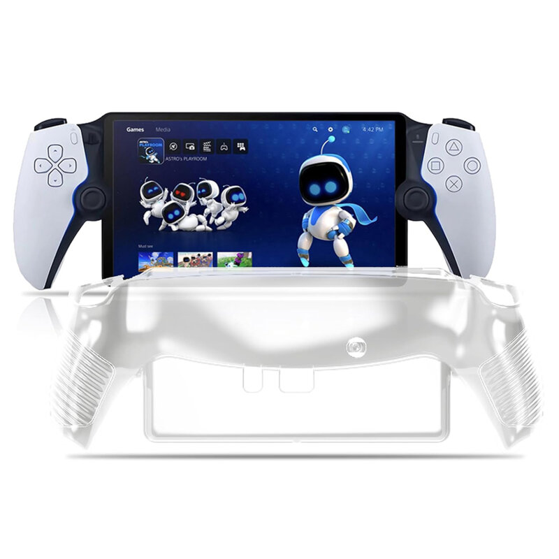 Husa PlayStation Portal Remote Player Techsuit Bright Silicone, transparenta