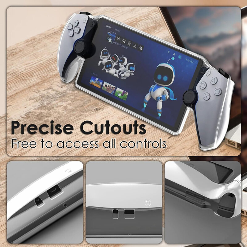 Husa PlayStation Portal Remote Player Techsuit Bright Silicone, transparenta