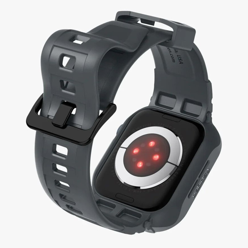 [Pachet husa + curea] Apple Watch 6 44mm Spigen Rugged Armor Pro, gri