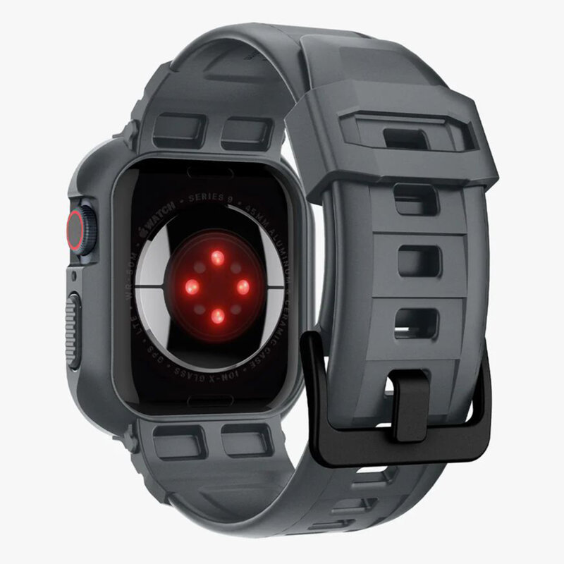 [Pachet husa + curea] Apple Watch 6 44mm Spigen Rugged Armor Pro, gri