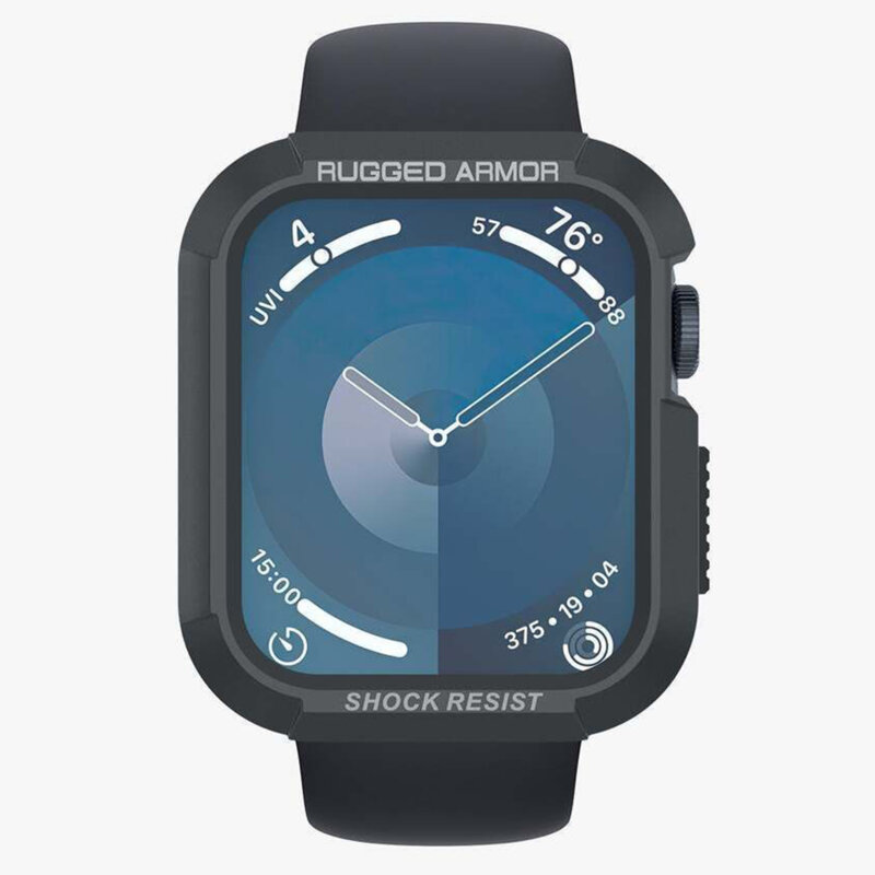 Husa Apple Watch 6 44mm Spigen Rugged Armor, gri