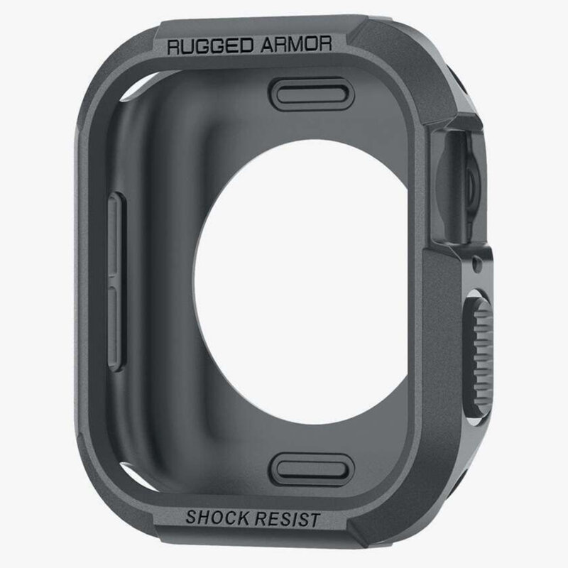 Husa Apple Watch 7 45mm Spigen Rugged Armor, gri