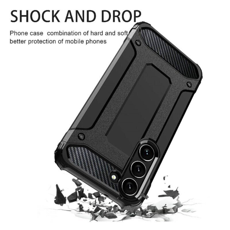 Husa Samsung Galaxy S24 Techsuit Hybrid Armor, negru