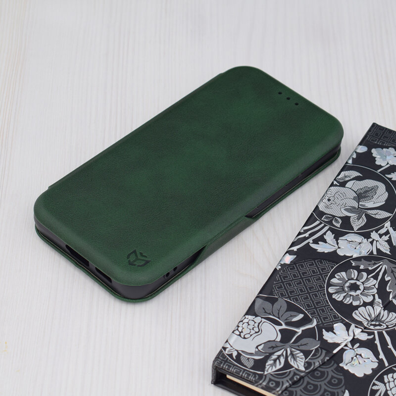 Husa 360° Samsung Galaxy S24 Techsuit Safe Wallet Plus, verde