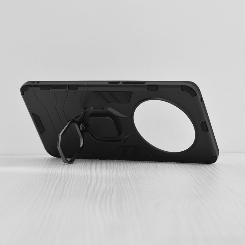Husa Honor Magic6 Lite Techsuit Silicone Shield, negru