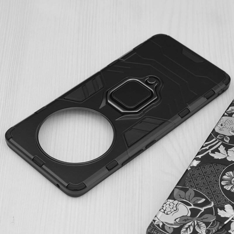 Husa Honor Magic6 Lite Techsuit Silicone Shield, negru