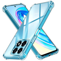 Husa Honor X8a Techsuit Shockproof Clear Silicone, transparenta