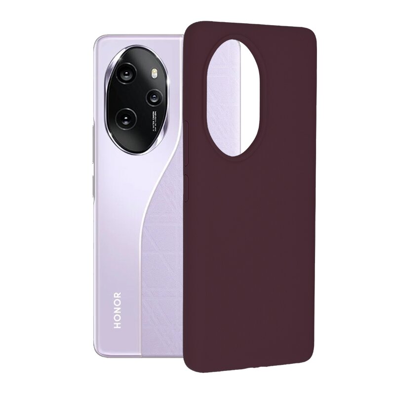 Husa Honor 100 Pro Techsuit Soft Edge Silicone, violet