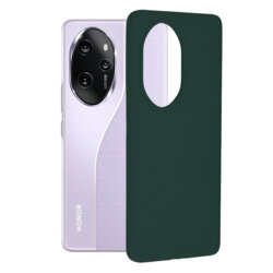 Husa Honor 100 Pro Techsuit Soft Edge Silicone, verde