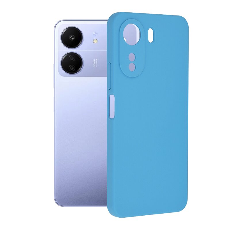 Husa Xiaomi Poco C65 Techsuit Soft Edge Silicone, albastru