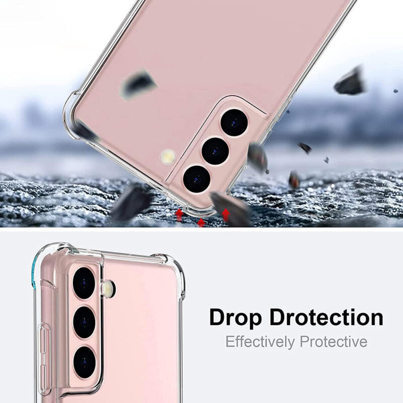 Husa Samsung Galaxy S21 5G Techsuit Shockproof Clear Silicone, transparenta