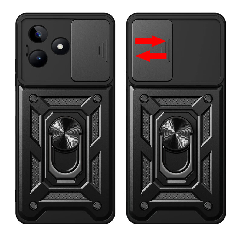 Husa Xiaomi 14 Pro protectie camera Techsuit CamShield Series, negru