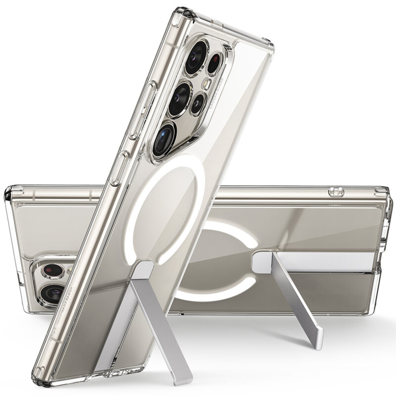 Husa Samsung Galaxy S24 Ultra ESR Boost Flickstand HaloLock, transparenta