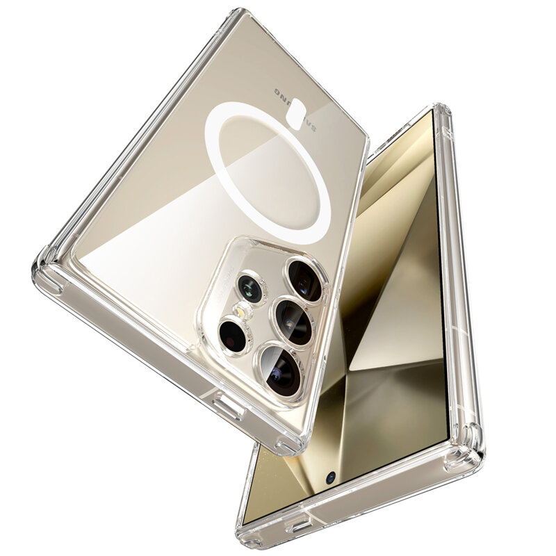 Husa Samsung Galaxy S24 Ultra ESR Classic Hybrid HaloLock, transparenta