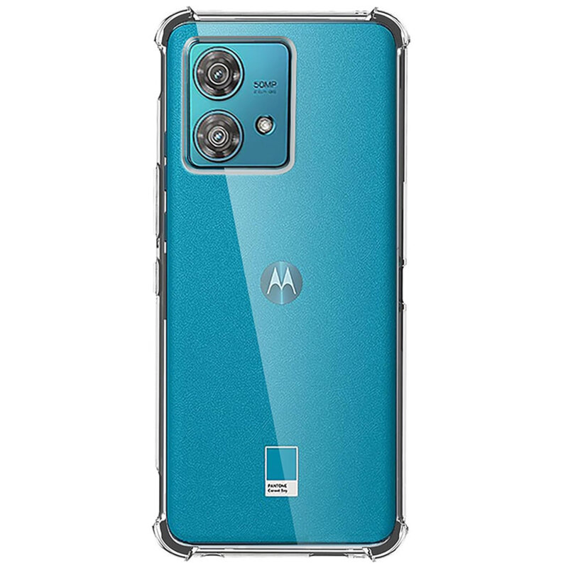 Husa Motorola Edge 40 Neo Techsuit Shockproof Clear Silicone, transparenta