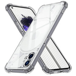 Husa Nothing Phone (1) Techsuit Shockproof Clear Silicone, transparenta