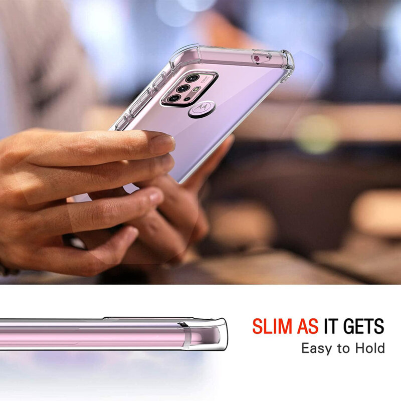 Husa Motorola Moto G20 Techsuit Shockproof Clear Silicone, transparenta