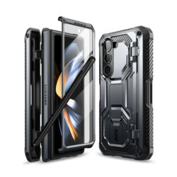 [Pachet 360°] Husa + folie Samsung Galaxy Z Fold5 I-Blason Armorbox, negru