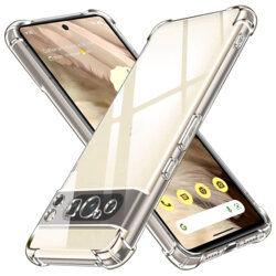 Husa Google Pixel 8 Pro Techsuit Shockproof Clear Silicone, transparenta