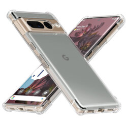 Husa Google Pixel 7 Pro Techsuit Shockproof Clear Silicone, transparenta