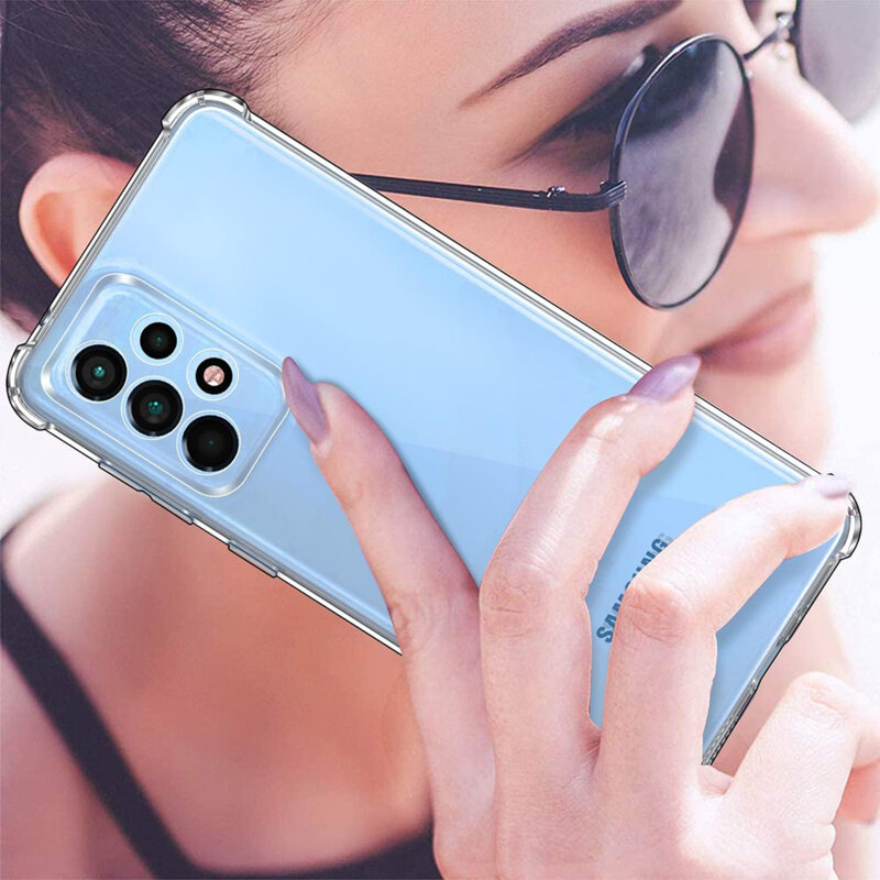 Husa Samsung Galaxy A33 5G Techsuit Shockproof Clear Silicone, transparenta