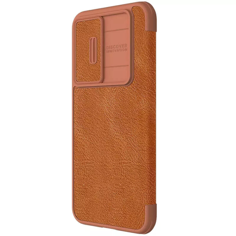 Husa Samsung Galaxy S23 FE Nillkin QIN Pro Leather Case, maro