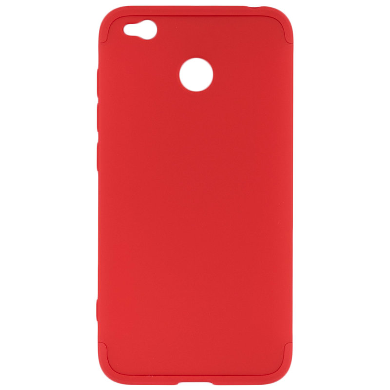 Husa Xiaomi Redmi 4, Redmi 4X Smart Case 360 Full Cover Rosu