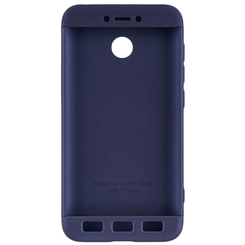 Husa Xiaomi Redmi 4, Redmi 4X Smart Case 360 Full Cover Albastru