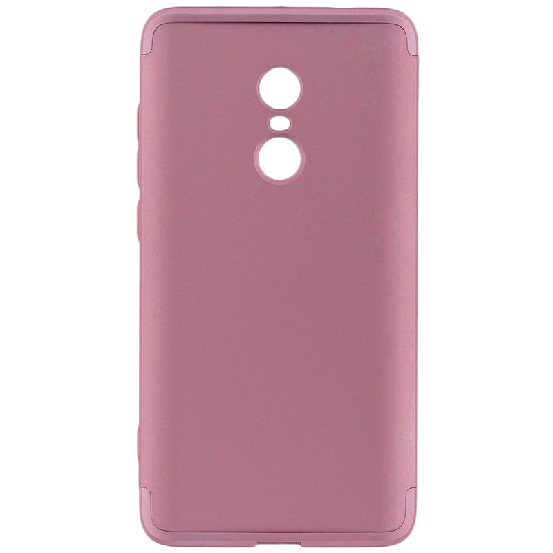 Husa Xiaomi Redmi Note 4 (MediaTek) Smart Case 360 Full Cover Rose Gold