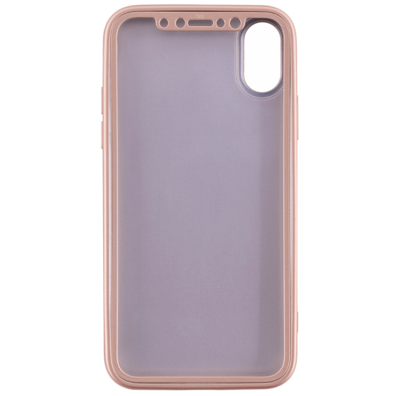 Husa iPhone X, iPhone 10 TPU Smart Case 360 Full Cover Auriu