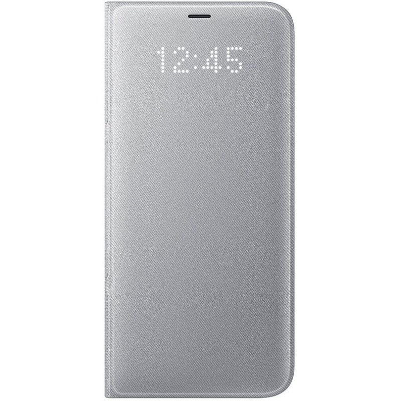 Husa Originala Samsung Galaxy S8 LED View Cover Argintiu